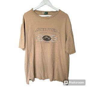 Vintage 2004 WearGuard Bike Week Daytona Beach Tee‎ Mens XL Grunge Moto Boho